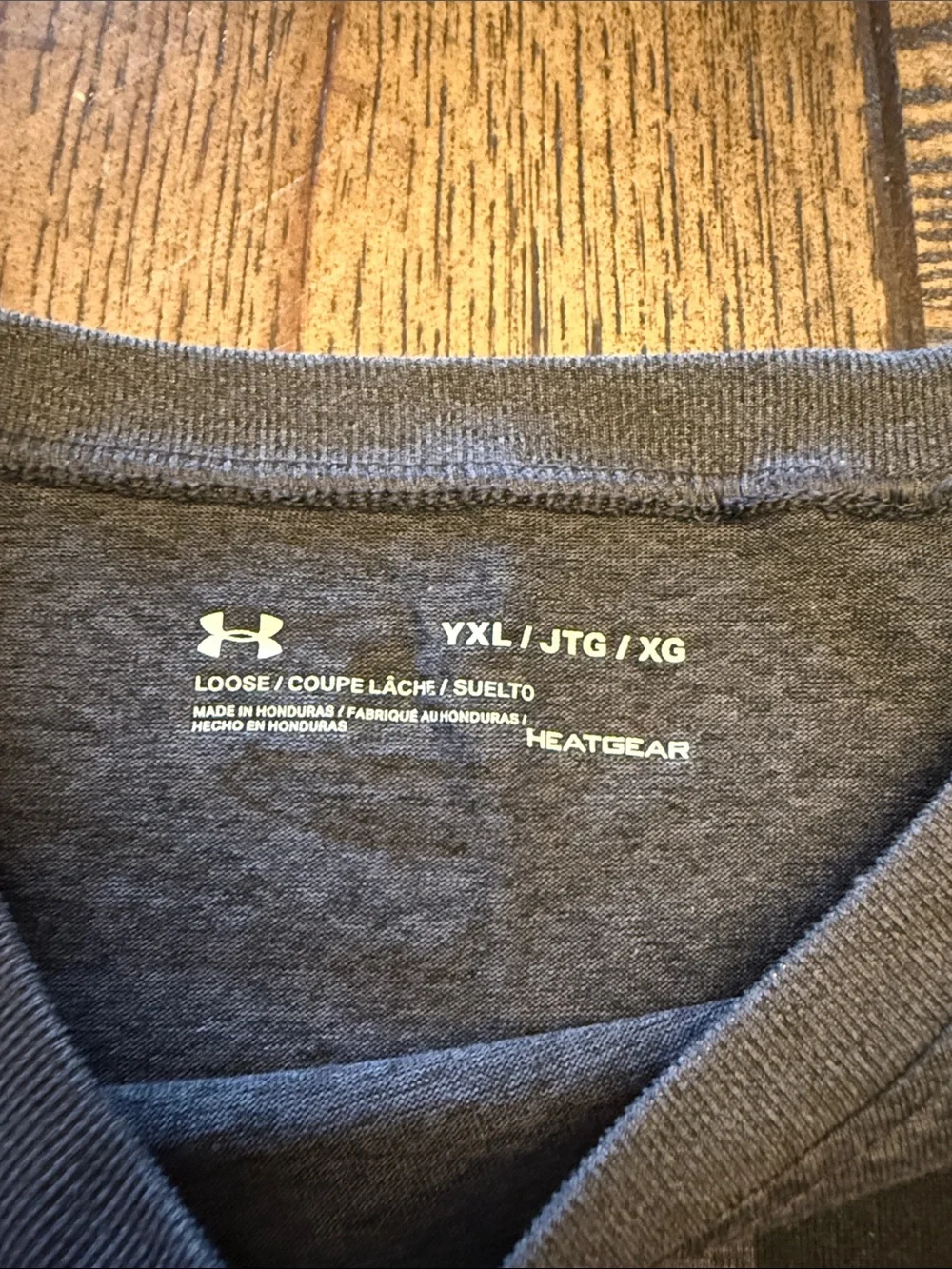 Under Armour Gray Short-Sleeve Logo Tee